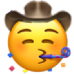 Partying Cowboy emoji