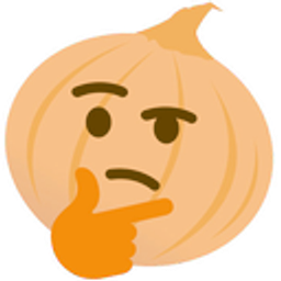 Onion Think emoji