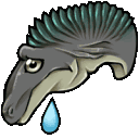 Sad Dino emoji