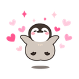 Penguin Love emoji