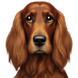 Irish Setter Dog emoji