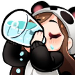 Girl Panda Thirsty emoji