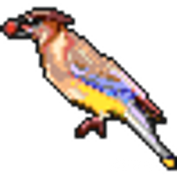 Cedar Waxwing emoji