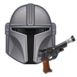 Mando Blaster emoji