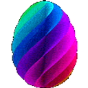 Rainbow Egg emoji