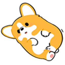 Corgi Roll emoji