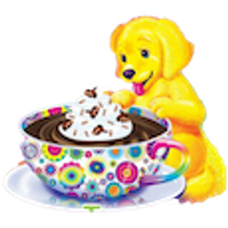 Lisa Frank Puppy emoji