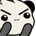 Panda Mad Slam emoji