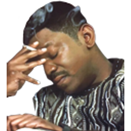 Facepalm Tommy Brown emoji
