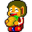 Alex Kidd Eat Lunch Usa emoji