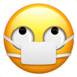 Rolling Eyes With Mask emoji
