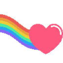 Heart Rainbow emoji