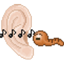 Ear Worm emoji