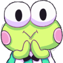Frog Hands Cheeks Cute emoji