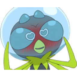 Dewpiderblush emoji