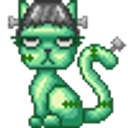 Frankenstein Cat emoji