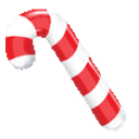 Candy Cane Spin emoji