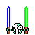 Lightsabers Ugly emoji