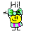 Hi Waving emoji
