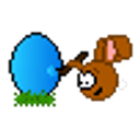 Easterbunny Painting Egg emoji