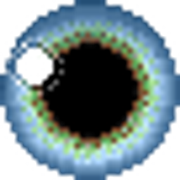 Eye Blue Green emoji