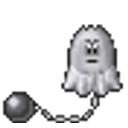 Knuddels Ghost Chained emoji