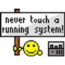 Never Touch A Running System emoji