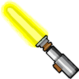 Yellowlightsaber emoji