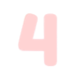 Pink Number Four emoji