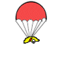 Banana Parachute emoji