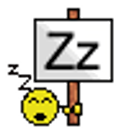 Zzz Sign emoji