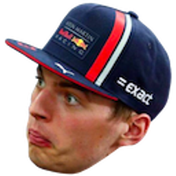 Max Verstappen F1 Canural emoji