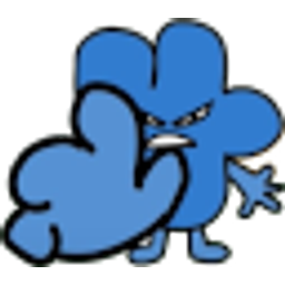 Blue Bear Wave Hi emoji