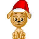 Puppy Xmas emoji