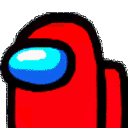 Amongus Red Stand emoji