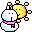 Snowman Sun emoji
