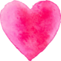 Watercolor Heart emoji