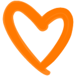 Big Orange Heart emoji
