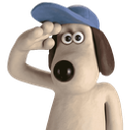 Grommit Salut emoji