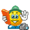 Traveler Wave emoji