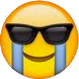 Crying Sunglasses emoji