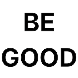 Be Good emoji