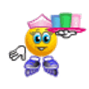 Skating Waitress emoji