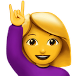 Women Metal Fingers emoji