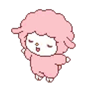 Pinklamb1q emoji