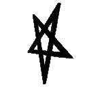Spinning Pentagram emoji