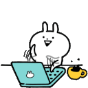 Usagyuuun Work emoji