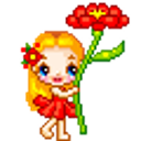 Flower Girl Red emoji