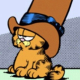 Cowboy Garfield emoji