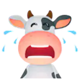 Sad Cow emoji